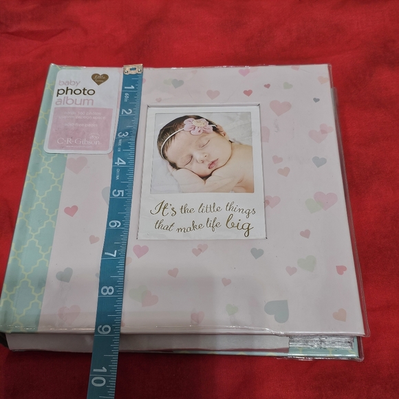 C.R. Gibson Baby Photo Album - Holds 160 Photos - Custom Caption Space - Picture 6 of 9